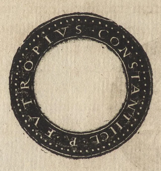 An illustration from Epitome thesavri antiqvitatum : hoc est, IMPP Rom. orientalium & occidentalium iconum, ex antiquis numismatibus quàm fidelissimè deliniatarum, 1553, leaf 265