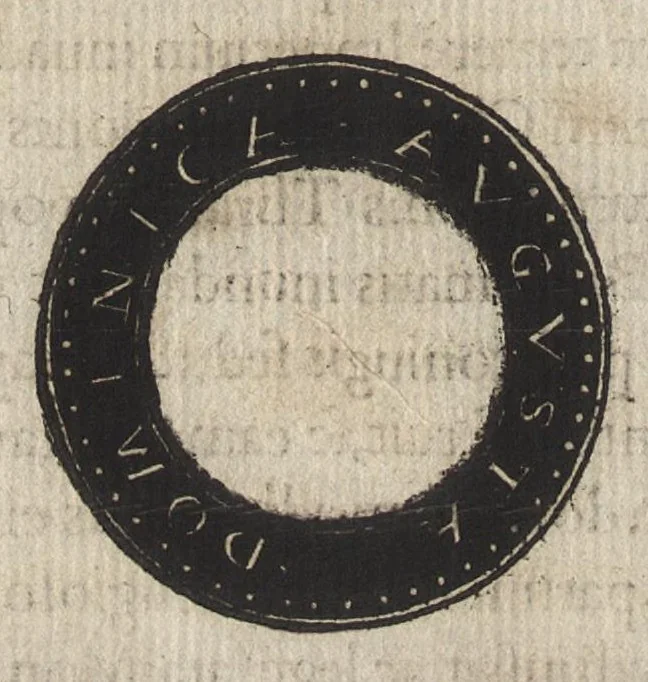 An illustration from Epitome thesavri antiqvitatum : hoc est, IMPP Rom. orientalium & occidentalium iconum, ex antiquis numismatibus quàm fidelissimè deliniatarum, 1553, leaf 289