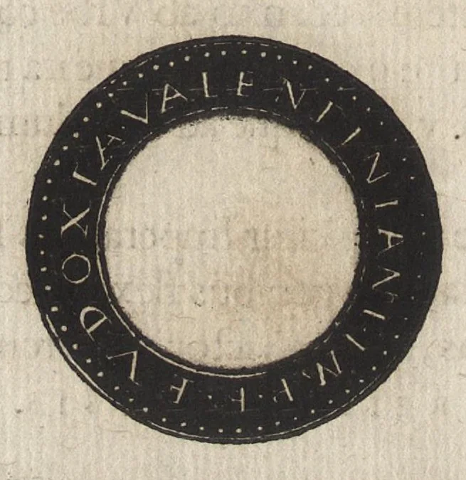 An illustration from Epitome thesavri antiqvitatum : hoc est, IMPP Rom. orientalium & occidentalium iconum, ex antiquis numismatibus quàm fidelissimè deliniatarum, 1553, leaf 301
