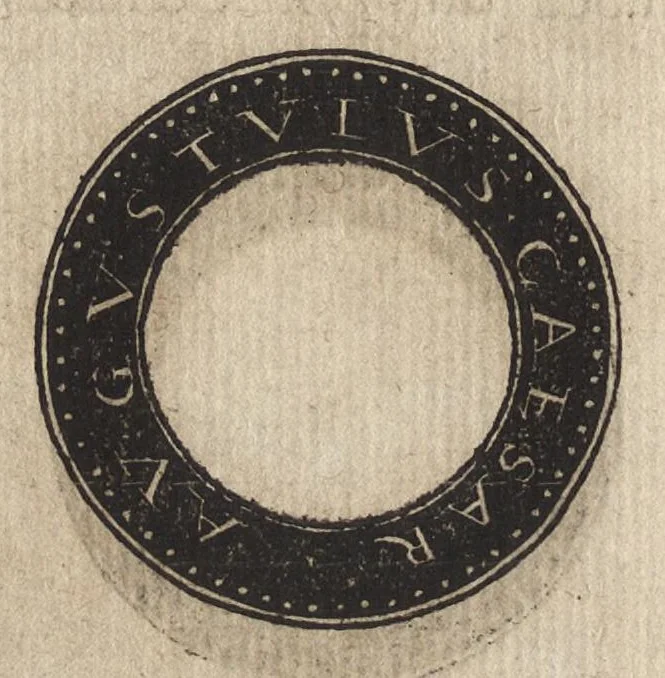 An illustration from Epitome thesavri antiqvitatum : hoc est, IMPP Rom. orientalium & occidentalium iconum, ex antiquis numismatibus quàm fidelissimè deliniatarum, 1553, leaf 309