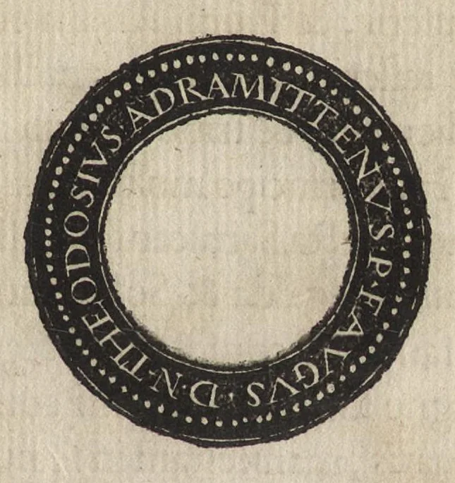 An illustration from Epitome thesavri antiqvitatum : hoc est, IMPP Rom. orientalium & occidentalium iconum, ex antiquis numismatibus quàm fidelissimè deliniatarum, 1553, leaf 330