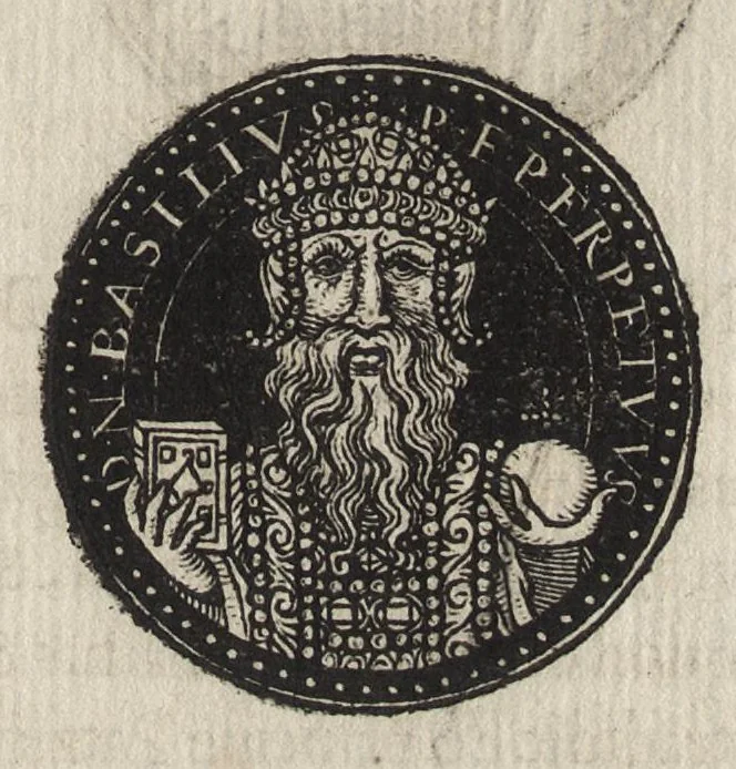 An illustration from Epitome thesavri antiqvitatum : hoc est, IMPP Rom. orientalium & occidentalium iconum, ex antiquis numismatibus quàm fidelissimè deliniatarum, 1553, leaf 366