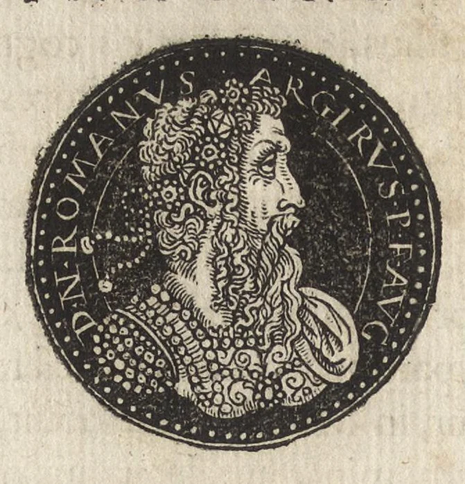 An illustration from Epitome thesavri antiqvitatum : hoc est, IMPP Rom. orientalium & occidentalium iconum, ex antiquis numismatibus quàm fidelissimè deliniatarum, 1553, leaf 371