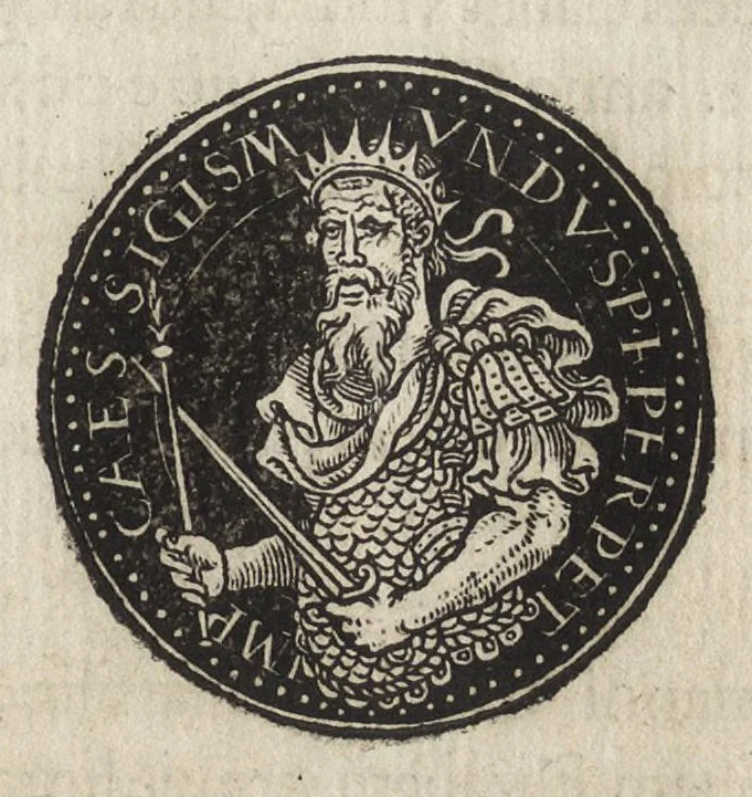 An illustration from Epitome thesavri antiqvitatum : hoc est, IMPP Rom. orientalium & occidentalium iconum, ex antiquis numismatibus quàm fidelissimè deliniatarum, 1553, leaf 420