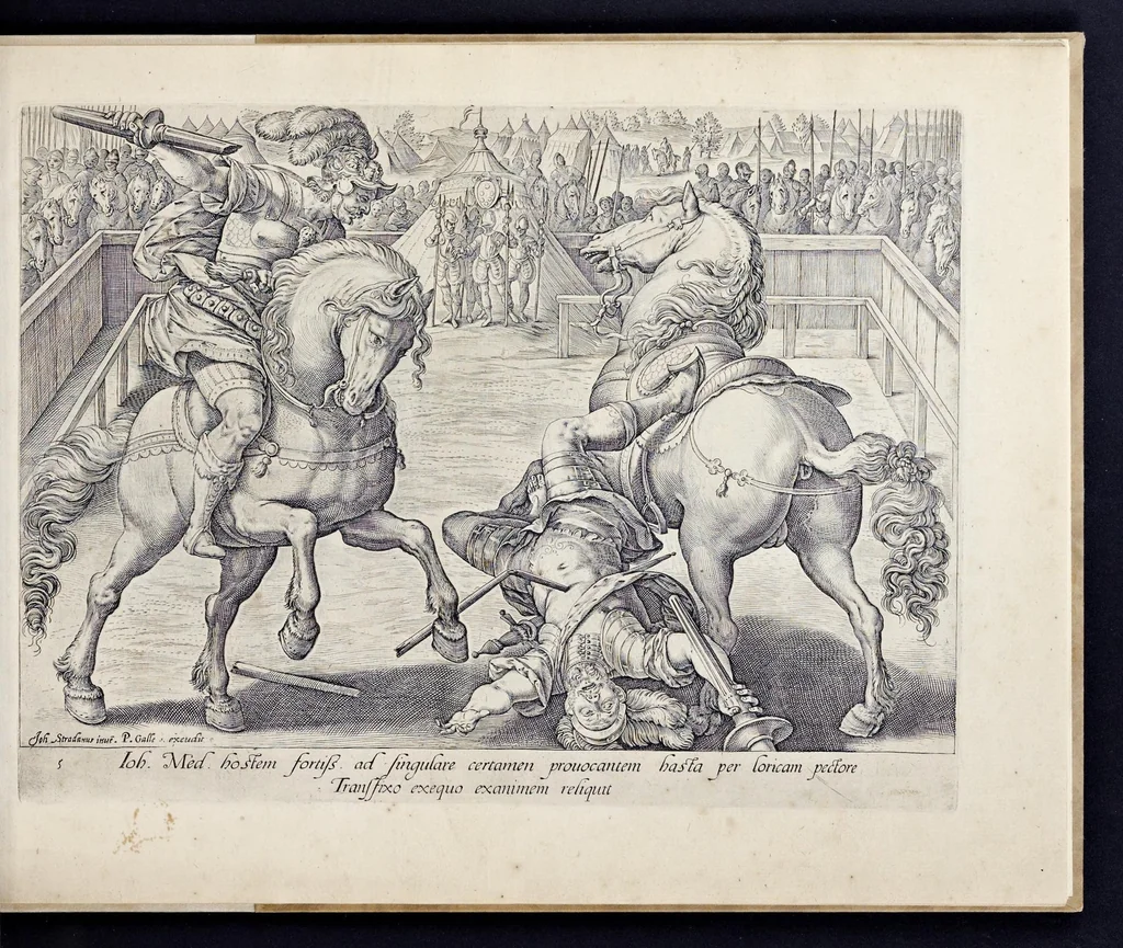 An illustration from Mediceae familiae rervm feliciter gestarvm victoriae et trivmphi, 1583, leaf 14