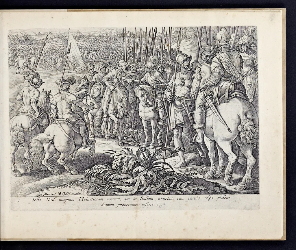 An illustration from Mediceae familiae rervm feliciter gestarvm victoriae et trivmphi, 1583, leaf 18