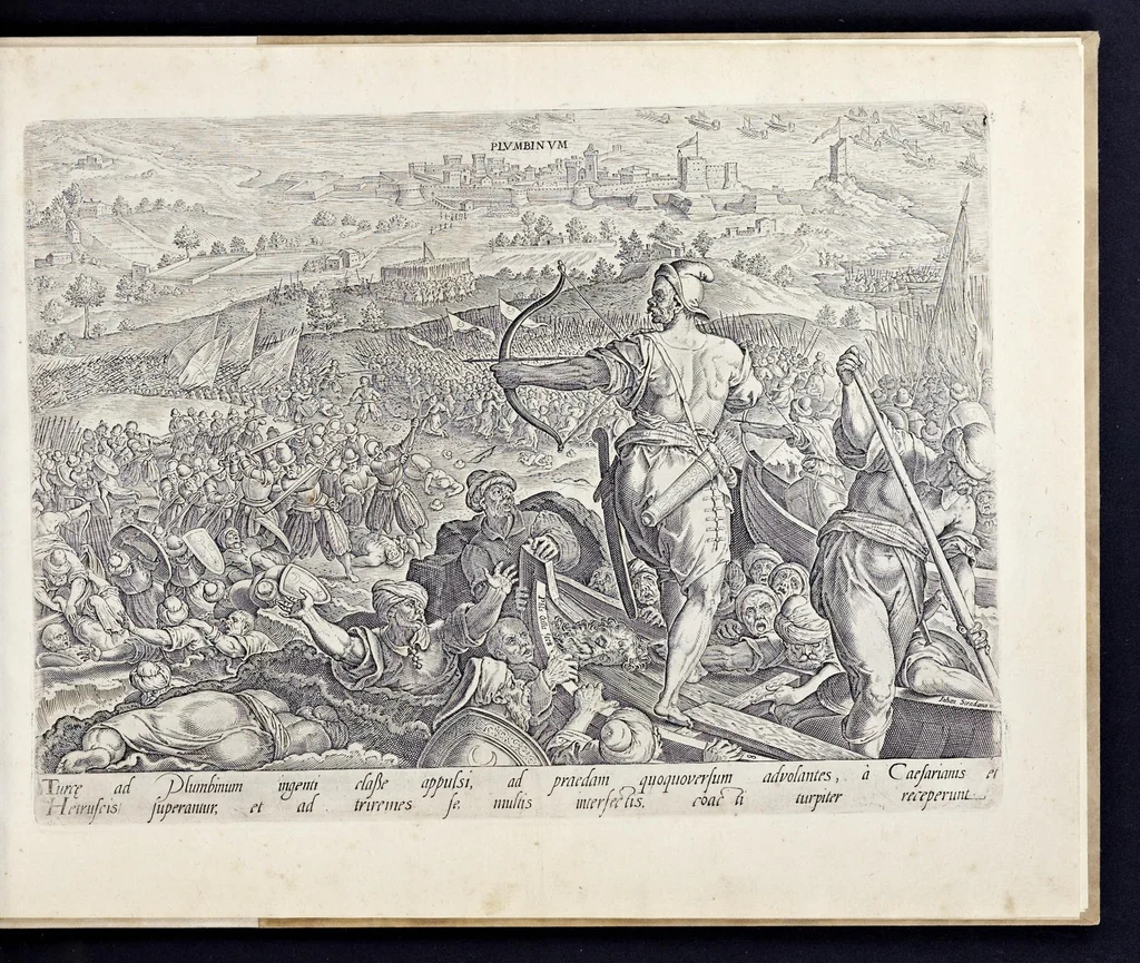 An illustration from Mediceae familiae rervm feliciter gestarvm victoriae et trivmphi, 1583, leaf 36