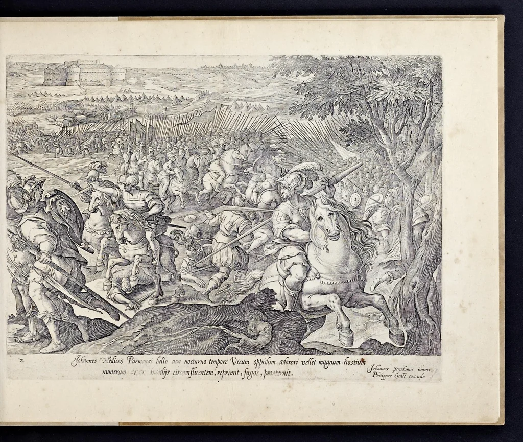 An illustration from Mediceae familiae rervm feliciter gestarvm victoriae et trivmphi, 1583, leaf 8