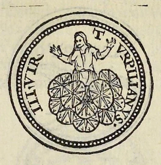 An illustration from Discorso di M. Sebastiano Erizzo sopra le medaglie de gli antichi : con la particolar dichiaratione di esse medaglie : nellaquale oltre all'istoria de gli imperadori romani, si contengono le imagini delle deità dei gentili, con le loro allegorie : & insieme vna varia & piena cognitione delle antichità, 1568, leaf 172