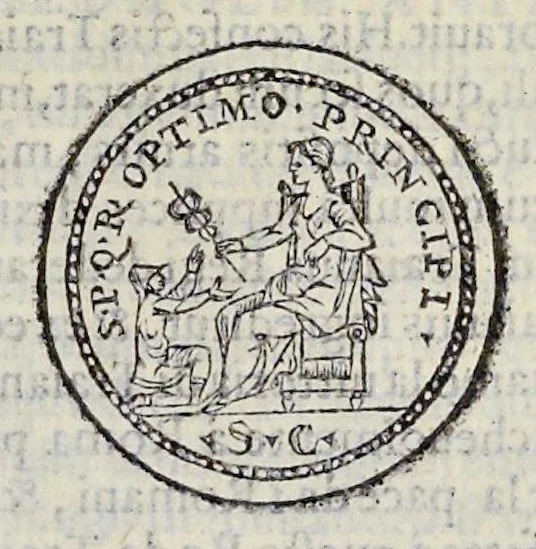An illustration from Discorso di M. Sebastiano Erizzo sopra le medaglie de gli antichi : con la particolar dichiaratione di esse medaglie : nellaquale oltre all'istoria de gli imperadori romani, si contengono le imagini delle deità dei gentili, con le loro allegorie : & insieme vna varia & piena cognitione delle antichità, 1568, leaf 360