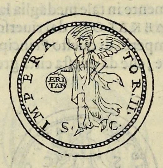 An illustration from Discorso di M. Sebastiano Erizzo sopra le medaglie de gli antichi : con la particolar dichiaratione di esse medaglie : nellaquale oltre all'istoria de gli imperadori romani, si contengono le imagini delle deità dei gentili, con le loro allegorie : & insieme vna varia & piena cognitione delle antichità, 1568, leaf 485
