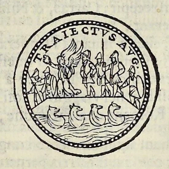 An illustration from Discorso di M. Sebastiano Erizzo sopra le medaglie de gli antichi : con la particolar dichiaratione di esse medaglie : nellaquale oltre all'istoria de gli imperadori romani, si contengono le imagini delle deità dei gentili, con le loro allegorie : & insieme vna varia & piena cognitione delle antichità, 1568, leaf 722