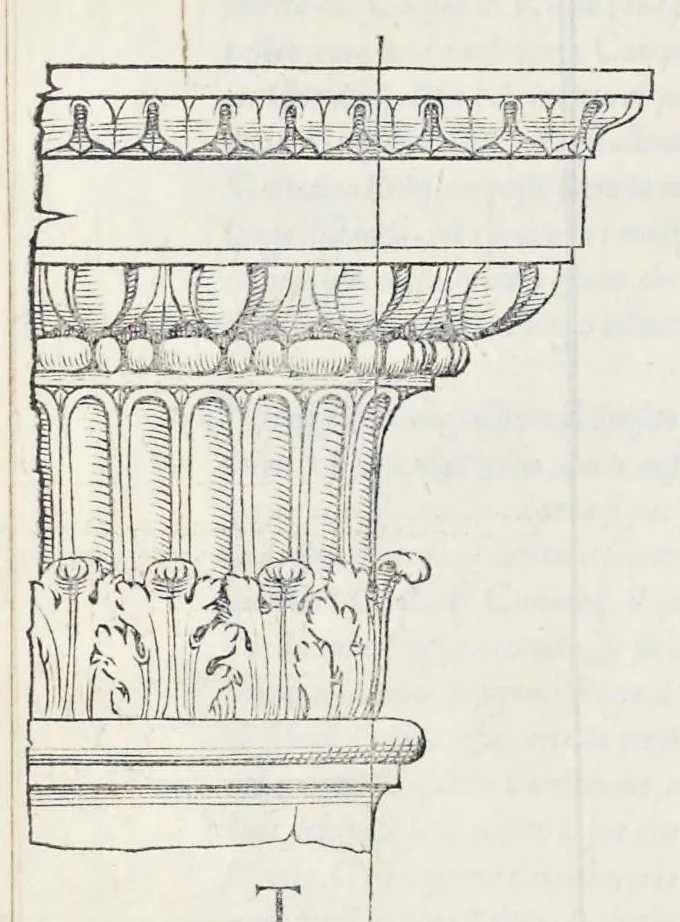 An illustration from Regole generali di architettvra sopra le cinqve maniere de gliedifici : cioè, thoscano, dorico, ionico, corinthio, e composito, con gliessempi de l'antiqvita, che per la maggior parte concordano con la dottrina di Vitrvvio, 1540, leaf 123