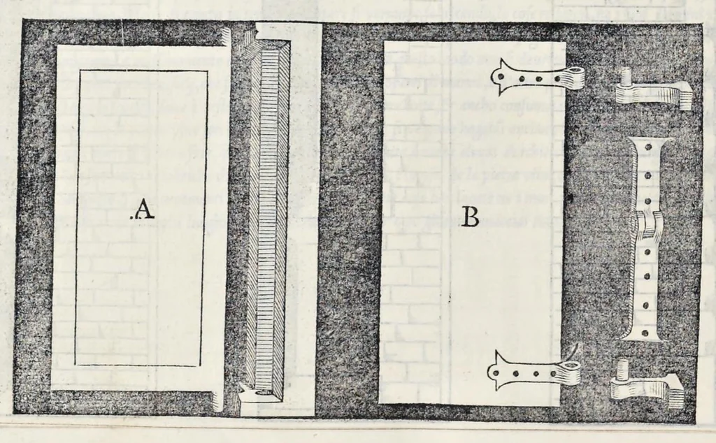 An illustration from Regole generali di architettvra sopra le cinqve maniere de gliedifici : cioè, thoscano, dorico, ionico, corinthio, e composito, con gliessempi de l'antiqvita, che per la maggior parte concordano con la dottrina di Vitrvvio, 1540, leaf 133