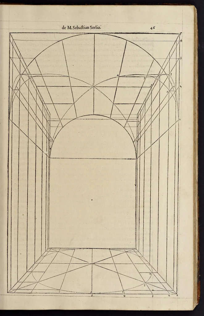 An illustration from Il primo [-secondo] libro d'architettura, 1545, leaf 104