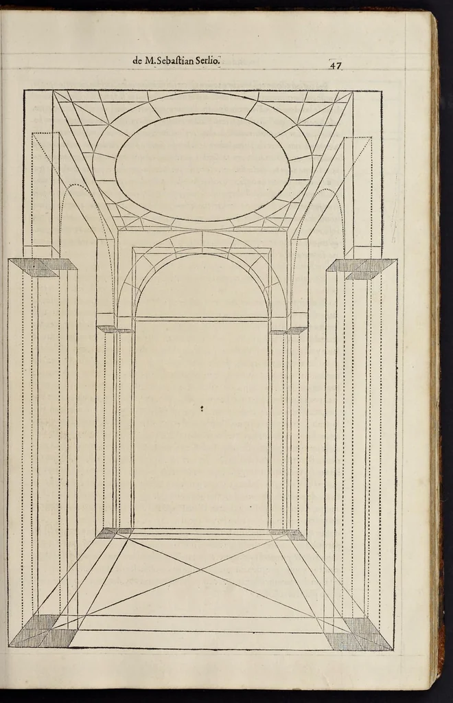 An illustration from Il primo [-secondo] libro d'architettura, 1545, leaf 106
