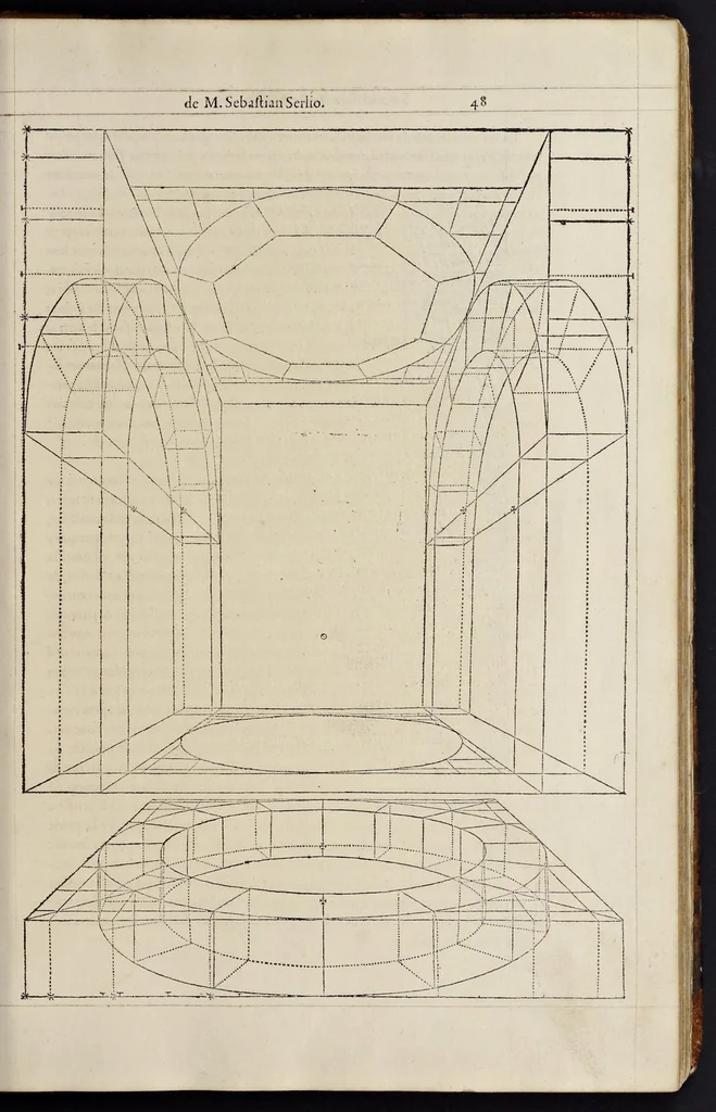 An illustration from Il primo [-secondo] libro d'architettura, 1545, leaf 108