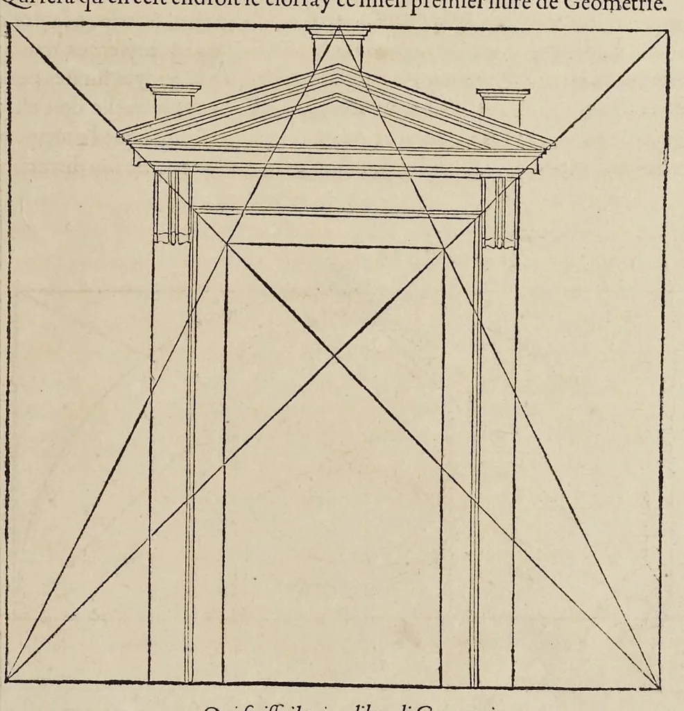 An illustration from Il primo [-secondo] libro d'architettura, 1545, leaf 58