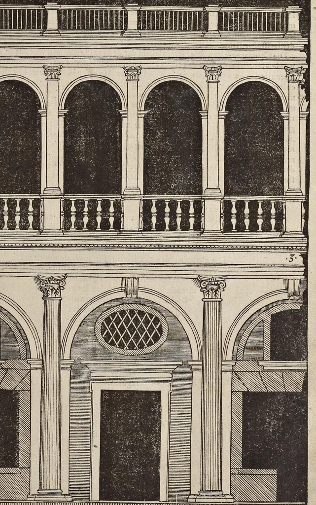 An illustration from Generale reglen der architectvren op de vyve manieren van edificien : te vveten Thvscana, Dorica, Ionica, Corinthia, ende composita, metden exemplen der antiqviteiten die int meeste deel concorderen metde leeringhe van Vitrvvio, 1539, leaf 106