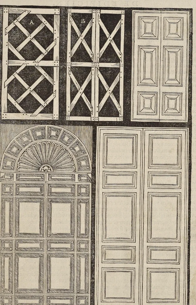 An illustration from Generale reglen der architectvren op de vyve manieren van edificien : te vveten Thvscana, Dorica, Ionica, Corinthia, ende composita, metden exemplen der antiqviteiten die int meeste deel concorderen metde leeringhe van Vitrvvio, 1539, leaf 134