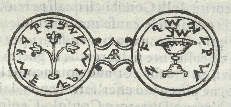 An illustration from Gli Arronzij, ouero, De' marmi antichi. Doue con la vita di Lucio Arronzio Stella e di Marco Arronzio Aquila padouani, si hà notizia delle antichità, riti, monete, medaglie, magistrati, e sacerdozj di Roma, di Padoua, dell'Italia, e dell'Imperio Romano, 1655, leaf 62