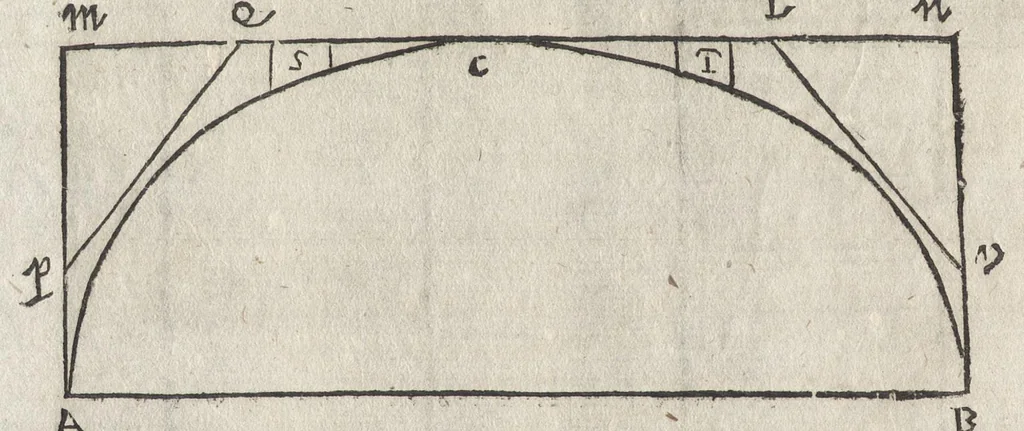 An illustration from Segunda ynpresion de la primera parte del arte y uso de architetura : con el primer libro dEuclides, traducido de latin en romance, 1667, leaf 169
