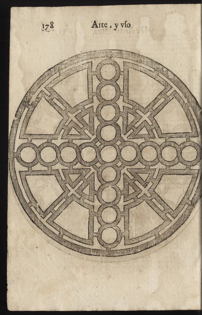 An illustration from Segunda ynpresion de la primera parte del arte y uso de architetura : con el primer libro dEuclides, traducido de latin en romance, 1667, leaf 193