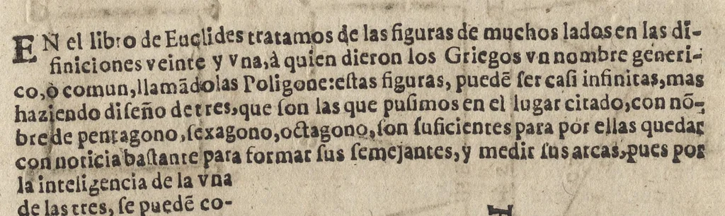 An illustration from Segunda ynpresion de la primera parte del arte y uso de architetura : con el primer libro dEuclides, traducido de latin en romance, 1667, leaf 247