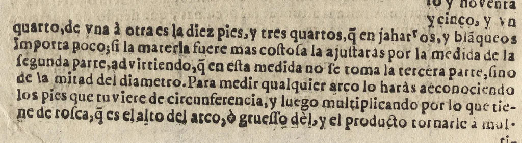 An illustration from Segunda ynpresion de la primera parte del arte y uso de architetura : con el primer libro dEuclides, traducido de latin en romance, 1667, leaf 265