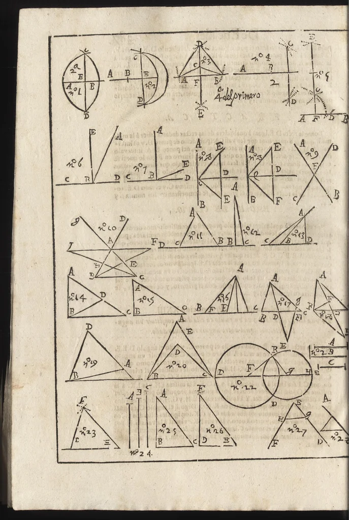 An illustration from Segunda ynpresion de la primera parte del arte y uso de architetura : con el primer libro dEuclides, traducido de latin en romance, 1667, leaf 303