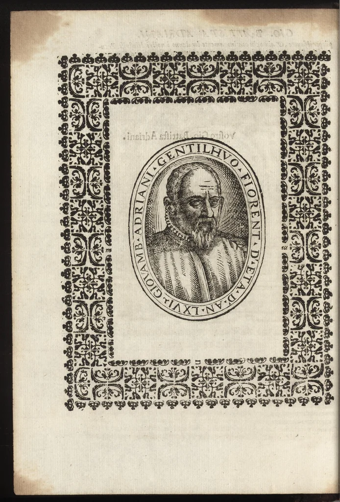 An illustration from Le vite de' più eccellenti pittori, scultori et architetti, 1647, leaf 47