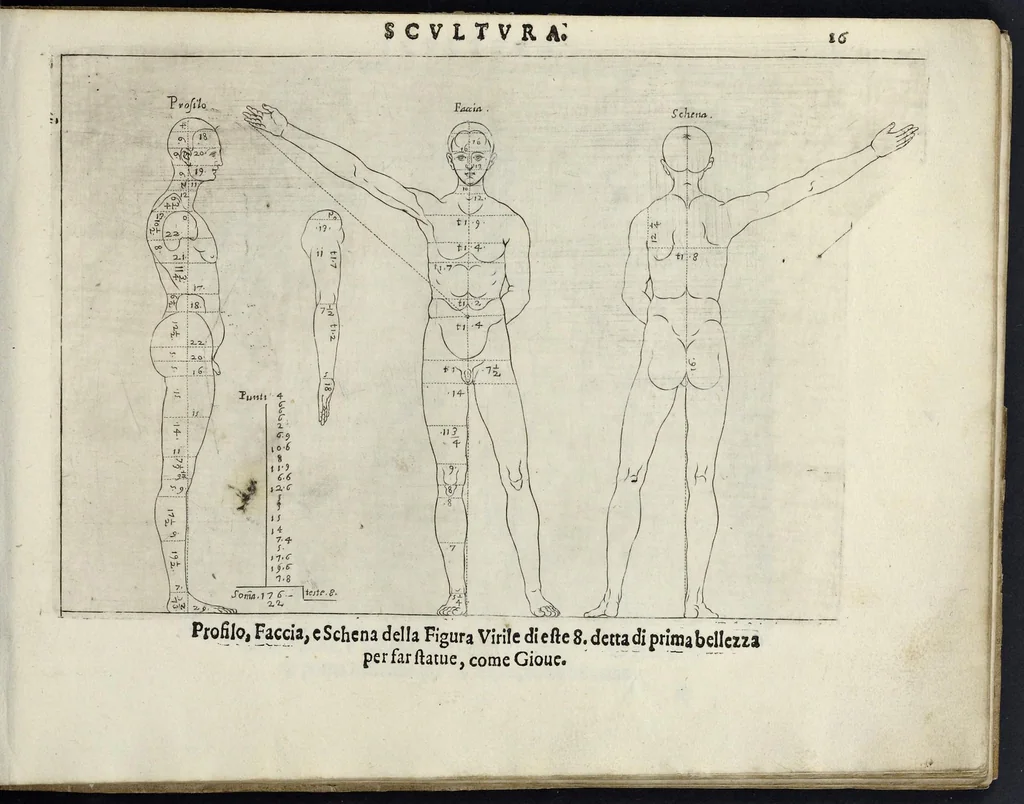 An illustration from Avvertimenti e regole circa l'architettvra civile, scvltvra, pittvra, prospettiva, et architettvra militare per offesa, e difesa di fortezze, 1620, leaf 34