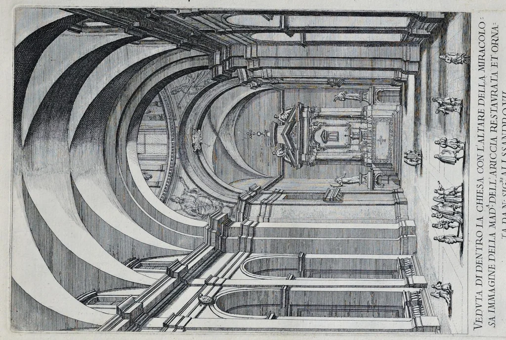 An illustration from Il nuouo teatro delle fabriche et edificii in prospettiua di Roma moderna : sotto il felice pontificato di N.S. papa Alessandro VII, 1665, leaf 24