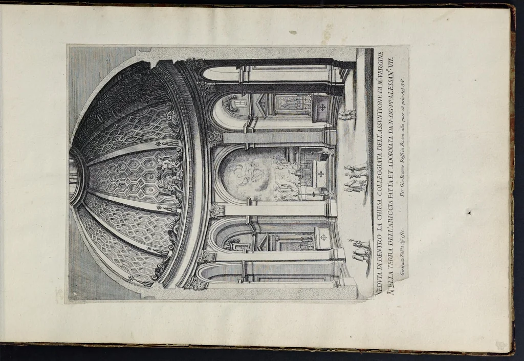An illustration from Il nuouo teatro delle fabriche et edificii in prospettiua di Roma moderna : sotto il felice pontificato di N.S. papa Alessandro VII, 1665, leaf 26