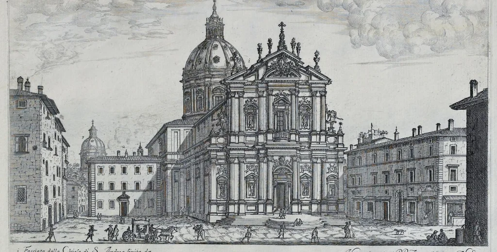 An illustration from Il nuouo teatro delle fabriche et edificii in prospettiua di Roma moderna : sotto il felice pontificato di N.S. papa Alessandro VII, 1665, leaf 72