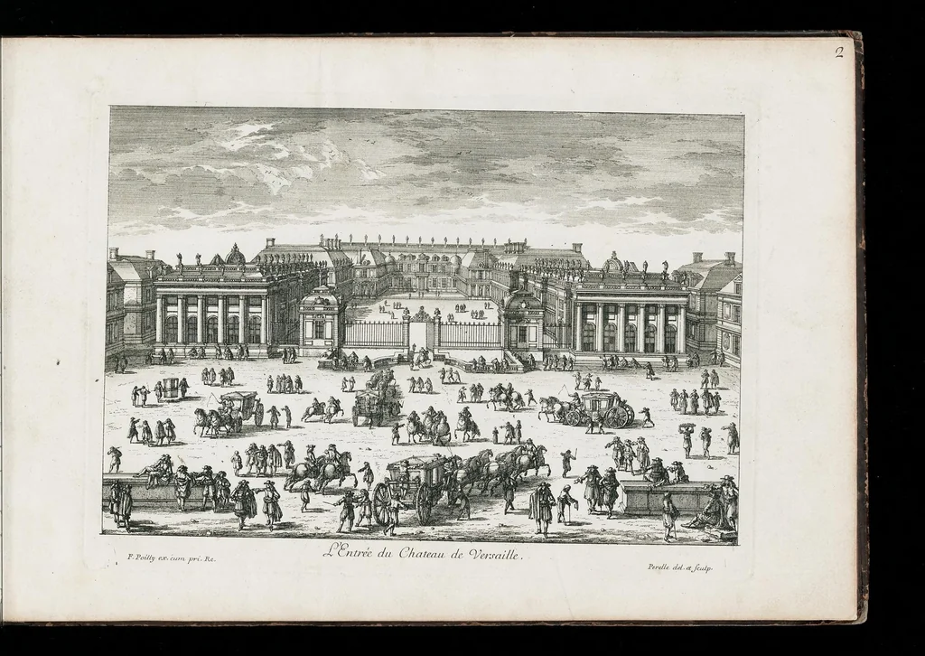 An illustration from [Perelle engravings of Paris, royal residences, chateaux of France with additional engravings by Silvestre and Aveline], 1640, leaf 10