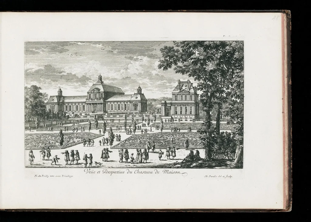 An illustration from [Perelle engravings of Paris, royal residences, chateaux of France with additional engravings by Silvestre and Aveline], 1640, leaf 100