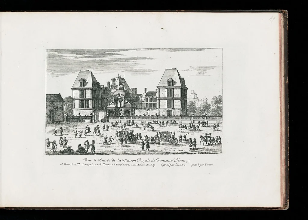 An illustration from [Perelle engravings of Paris, royal residences, chateaux of France with additional engravings by Silvestre and Aveline], 1640, leaf 102