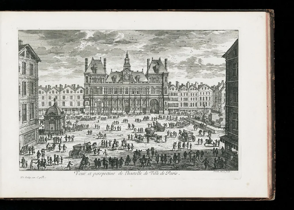 An illustration from [Perelle engravings of Paris, royal residences, chateaux of France with additional engravings by Silvestre and Aveline], 1640, leaf 108