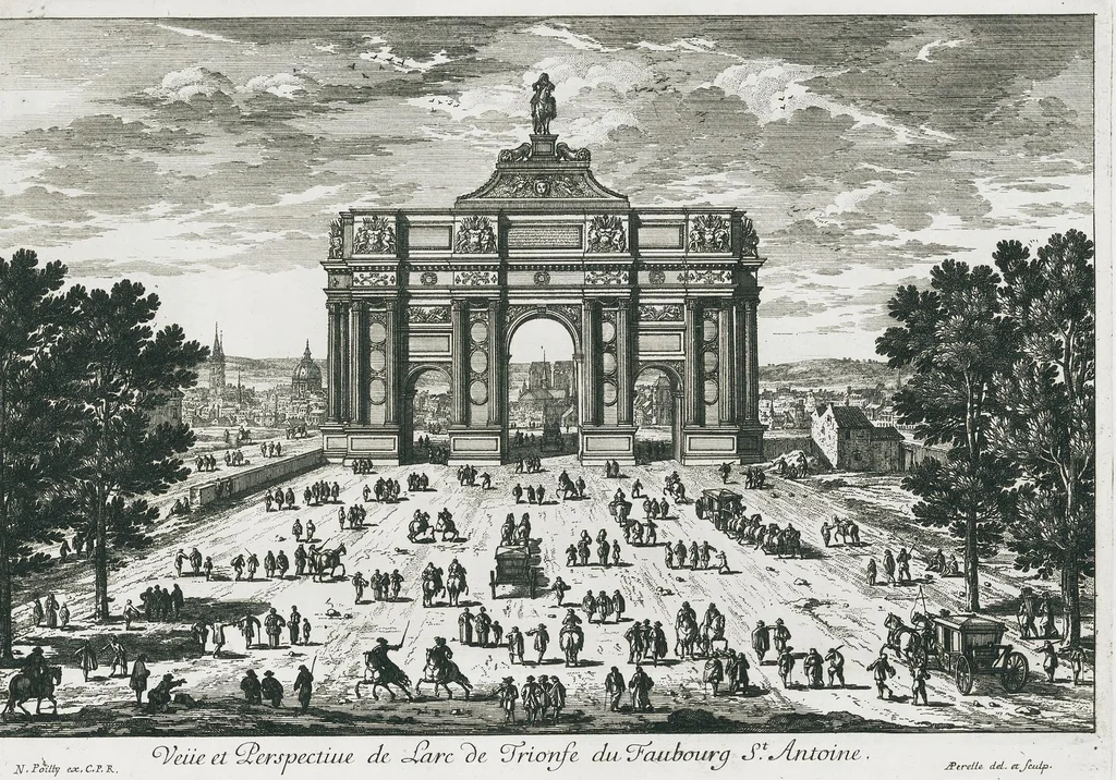 An illustration from [Perelle engravings of Paris, royal residences, chateaux of France with additional engravings by Silvestre and Aveline], 1640, leaf 114