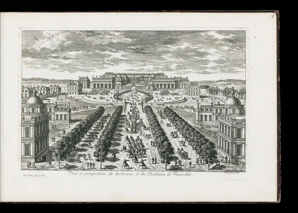 An illustration from [Perelle engravings of Paris, royal residences, chateaux of France with additional engravings by Silvestre and Aveline], 1640, leaf 12