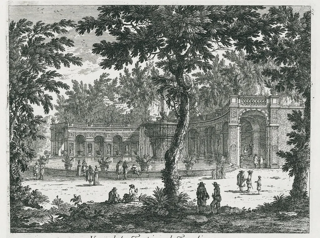 An illustration from [Perelle engravings of Paris, royal residences, chateaux of France with additional engravings by Silvestre and Aveline], 1640, leaf 132
