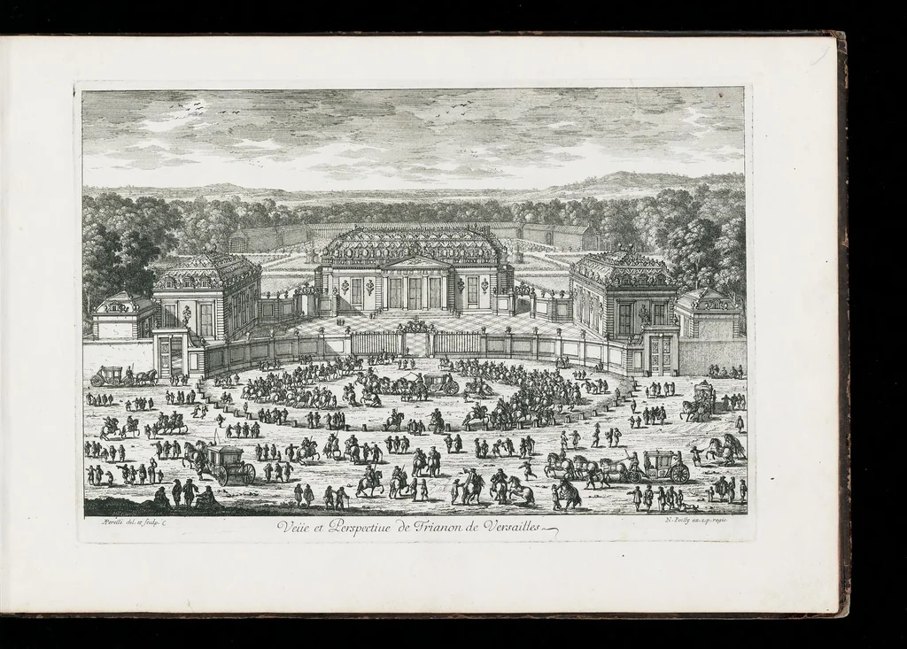 An illustration from [Perelle engravings of Paris, royal residences, chateaux of France with additional engravings by Silvestre and Aveline], 1640, leaf 24