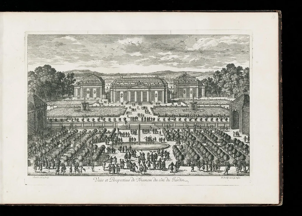 An illustration from [Perelle engravings of Paris, royal residences, chateaux of France with additional engravings by Silvestre and Aveline], 1640, leaf 26