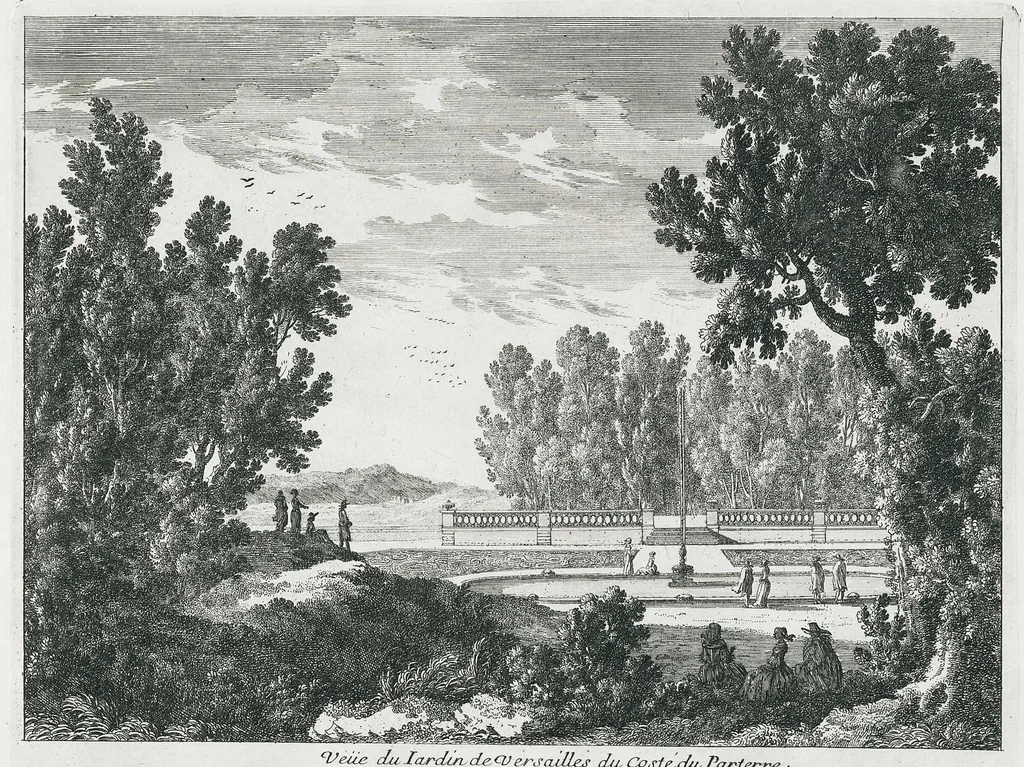 An illustration from [Perelle engravings of Paris, royal residences, chateaux of France with additional engravings by Silvestre and Aveline], 1640, leaf 30