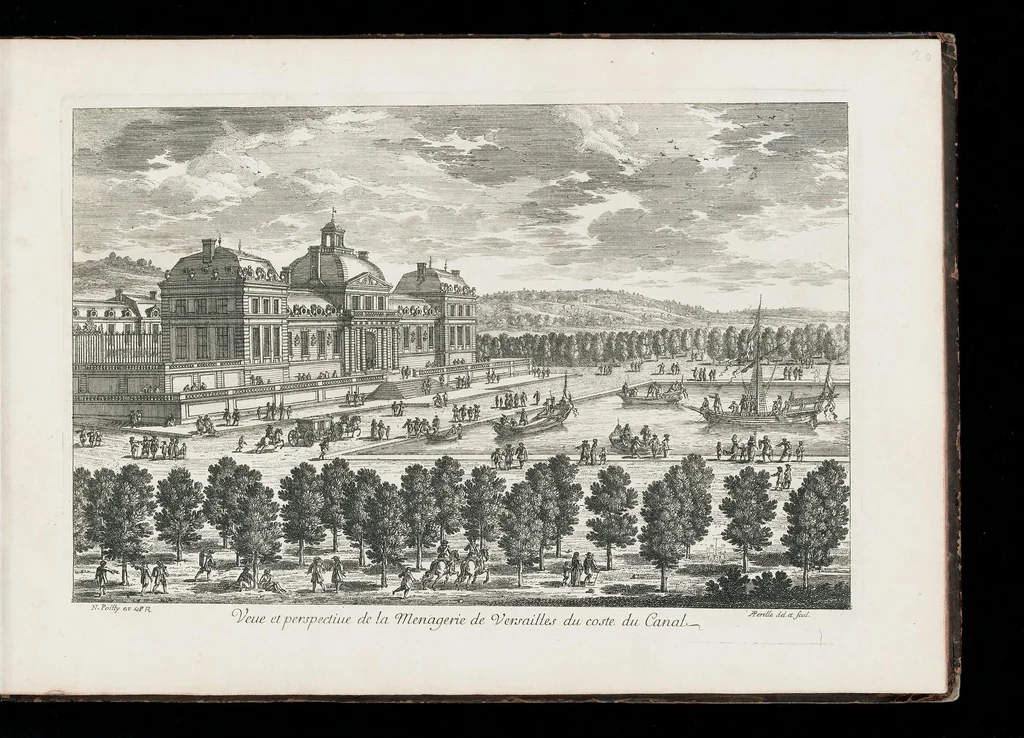 An illustration from [Perelle engravings of Paris, royal residences, chateaux of France with additional engravings by Silvestre and Aveline], 1640, leaf 44