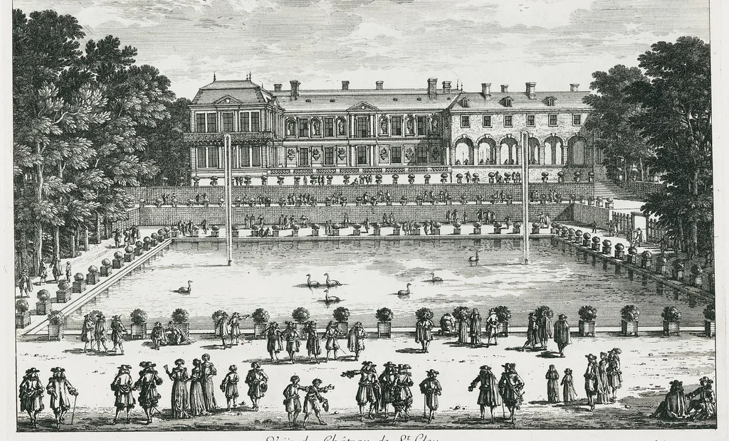 An illustration from [Perelle engravings of Paris, royal residences, chateaux of France with additional engravings by Silvestre and Aveline], 1640, leaf 56