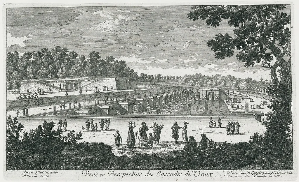 An illustration from [Perelle engravings of Paris, royal residences, chateaux of France with additional engravings by Silvestre and Aveline], 1640, leaf 64