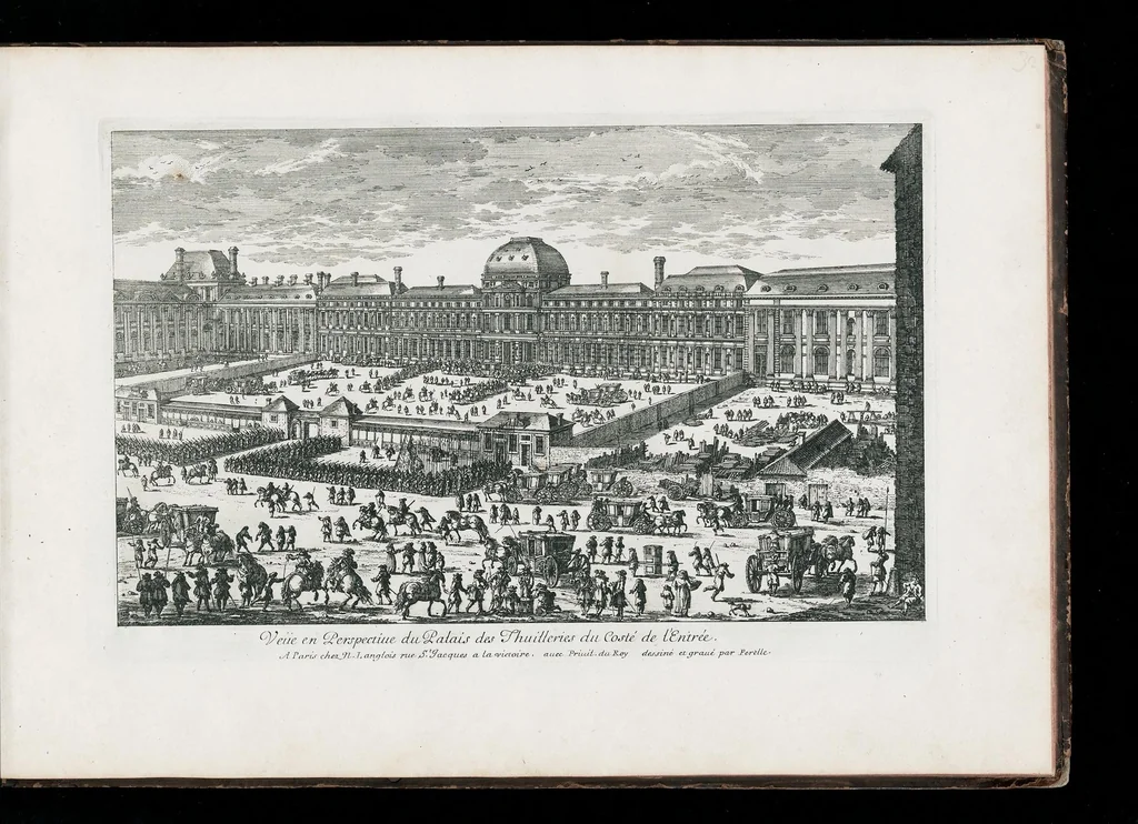 An illustration from [Perelle engravings of Paris, royal residences, chateaux of France with additional engravings by Silvestre and Aveline], 1640, leaf 68