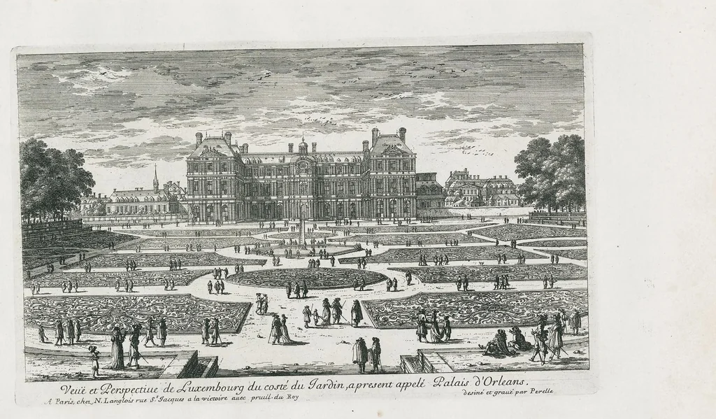 An illustration from [Perelle engravings of Paris, royal residences, chateaux of France with additional engravings by Silvestre and Aveline], 1640, leaf 90